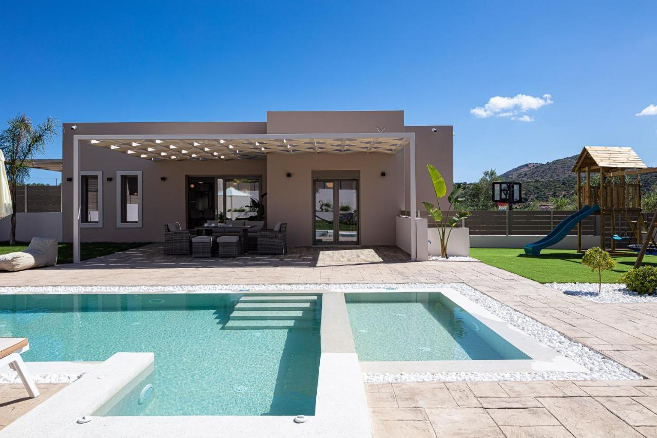 Koin Villa Sunrise, With Heated Pool & Whirlpool Perama  Екстериор снимка